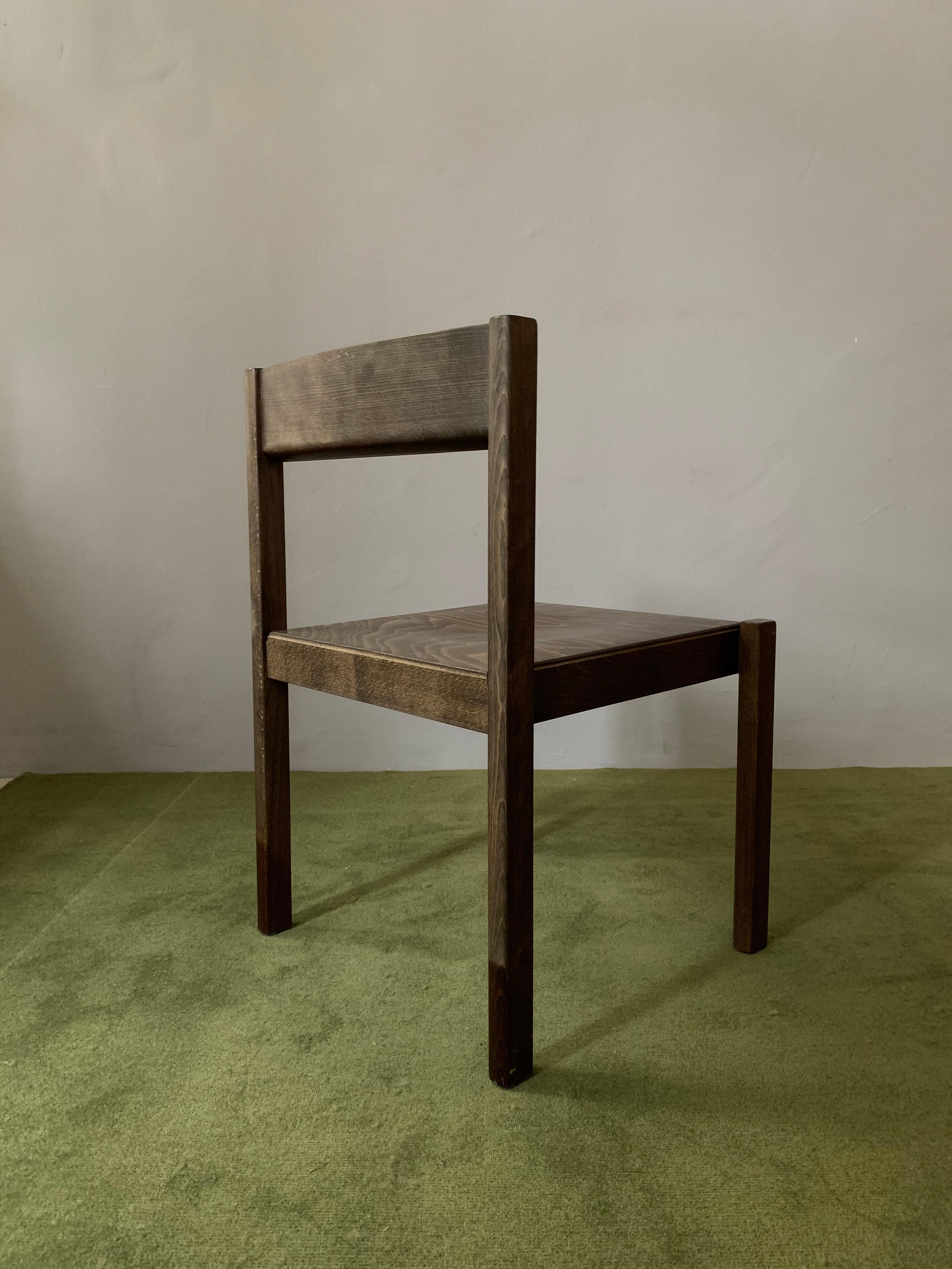 Swiss  Set of 4 Santo Chairs by Edlef Bandixen for Dietiker Switzerland 1969  For Sale