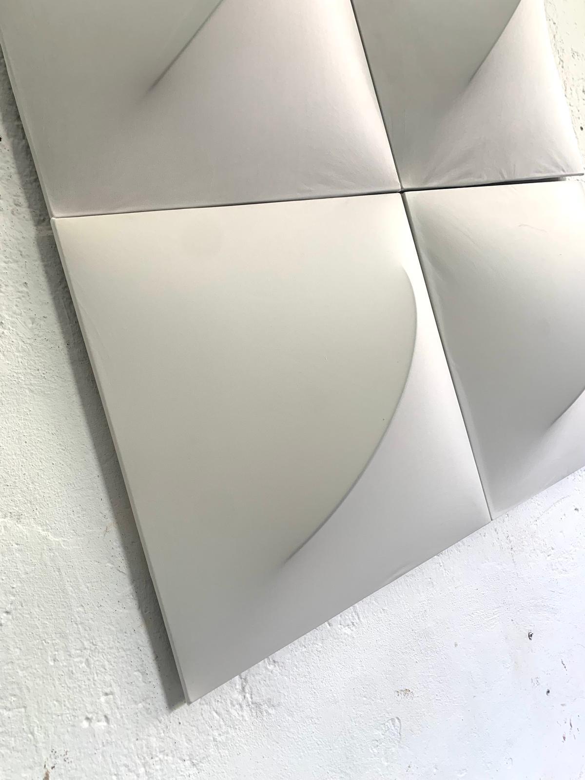 Set of 4 “Saori” wall or ceiling lamps by Kazuhide Takahama for Sirrah, 1970s en venta 5