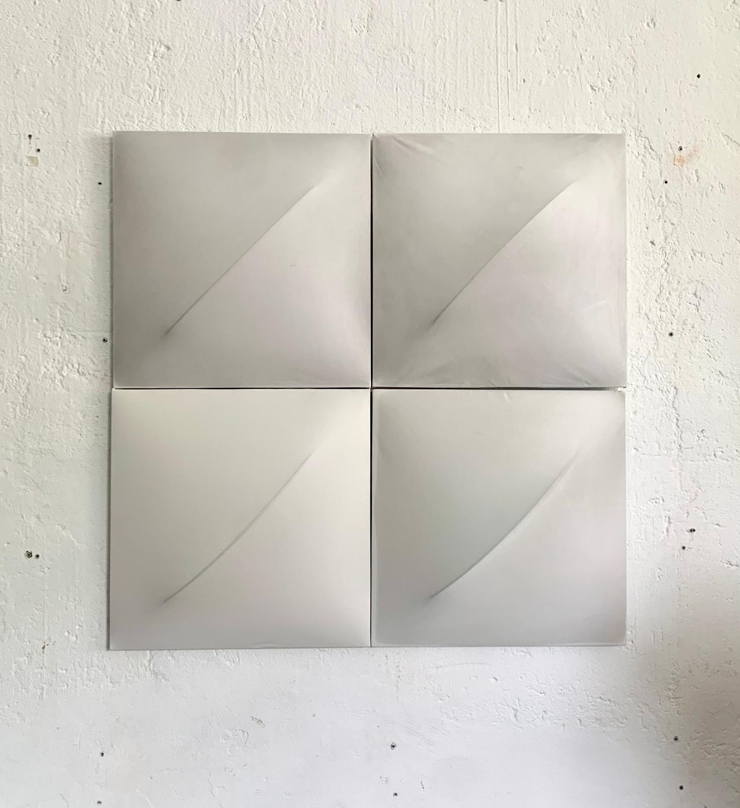 Set of 4 “Saori” wall or ceiling lamps by Kazuhide Takahama for Sirrah, 1970s Italian en venta