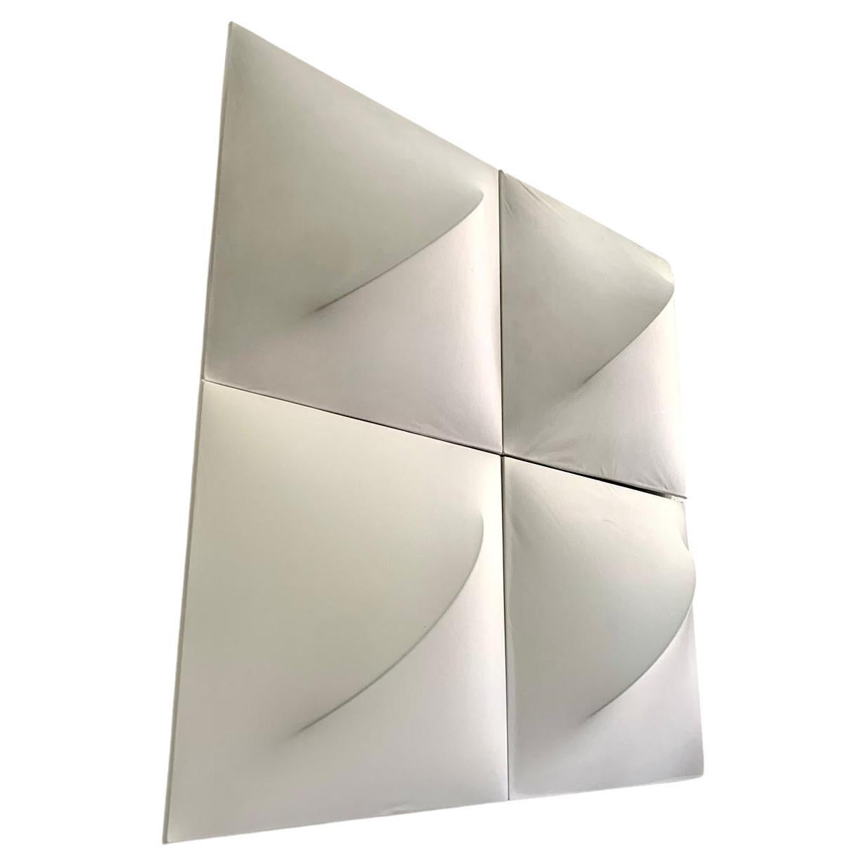 Set of 4 “Saori” wall or ceiling lamps by Kazuhide Takahama for Sirrah, 1970s