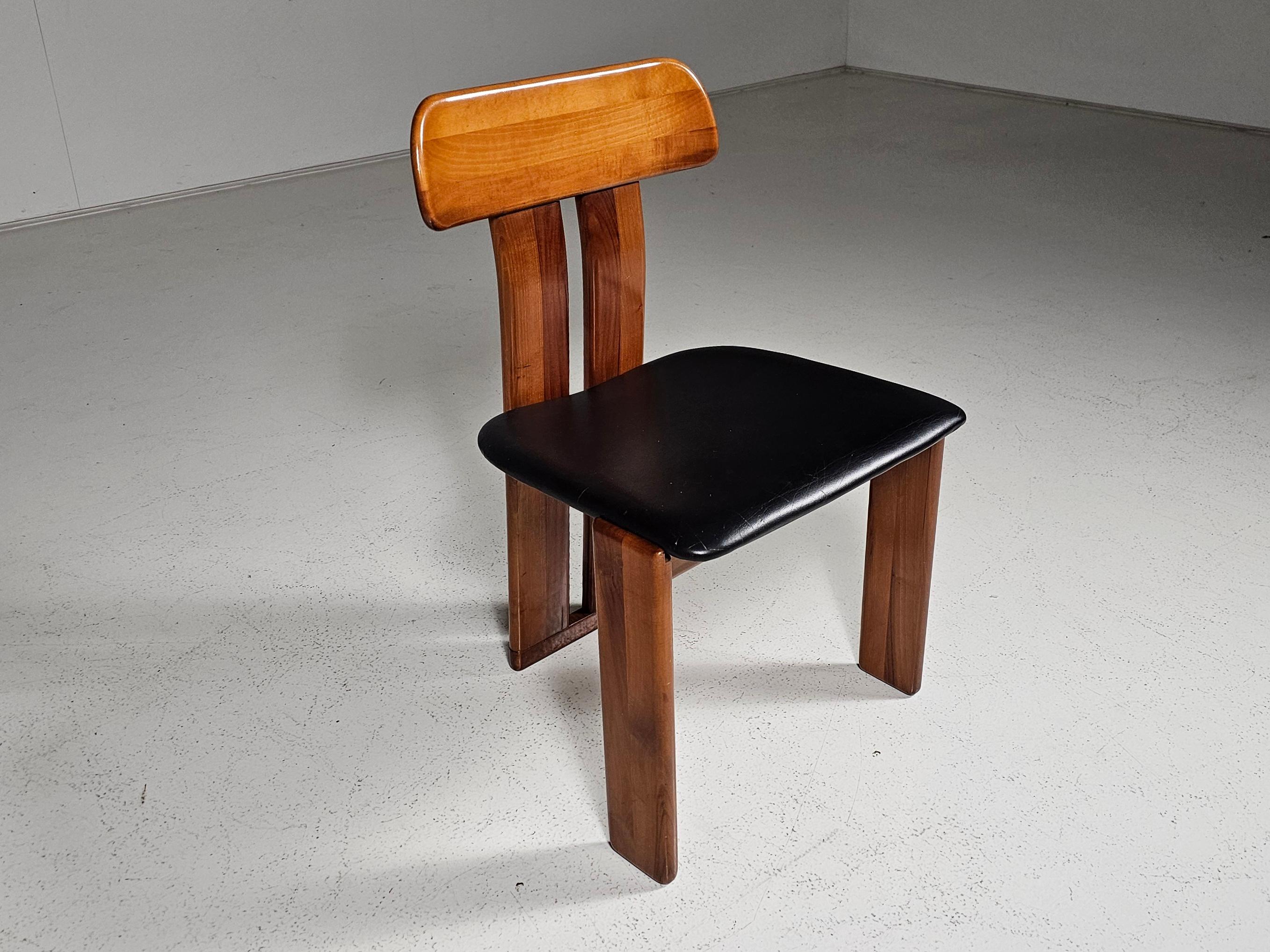 Set of 4 'Sapporo' Dining Chairs by Mario Marenco for Mobil Girgi, Italy, 1970s For Sale 1