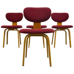 Set of 4 SB02 Combex Series Chairs by Cees Braakman for Pastoe, 1950s