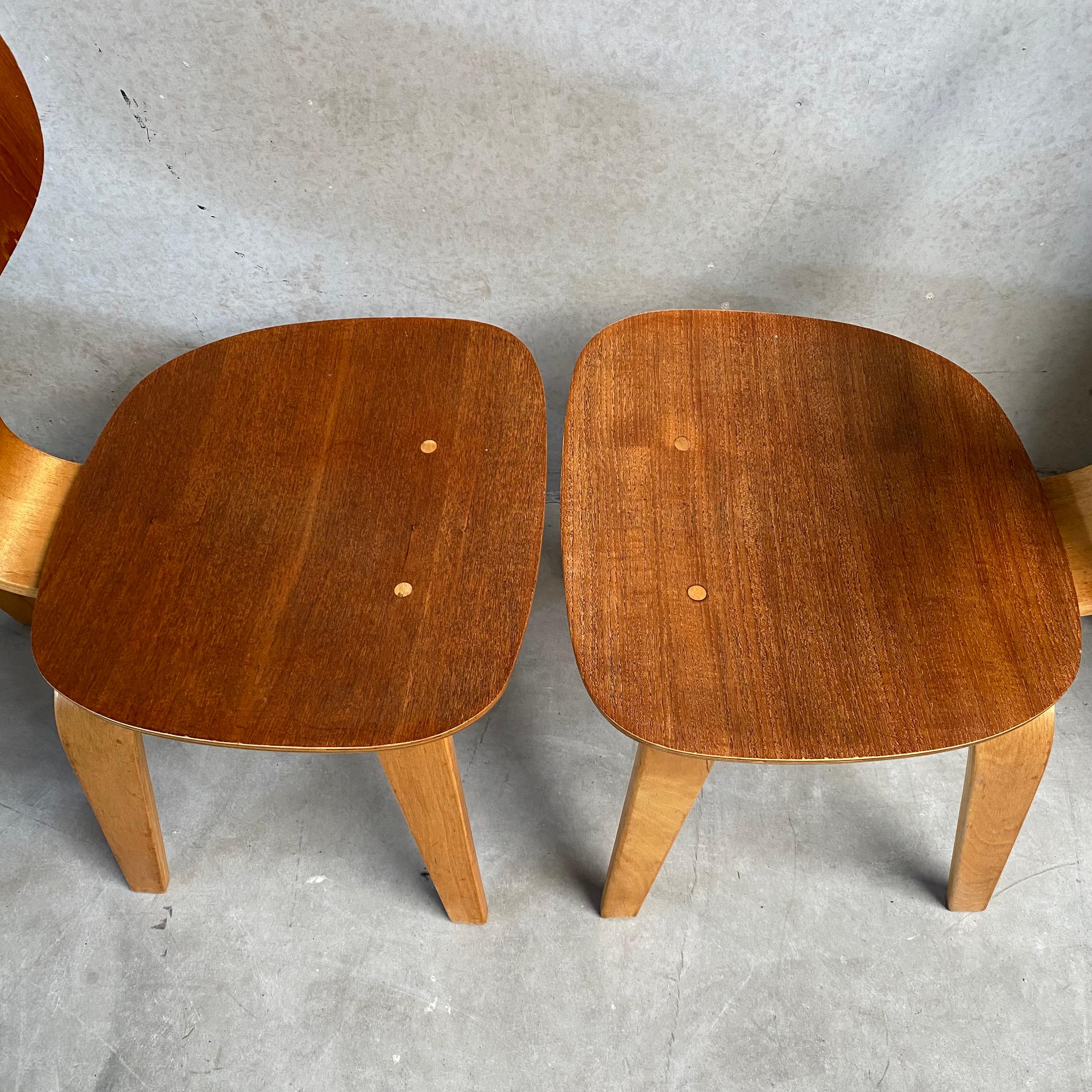 4 x Pastoe SB02 Dining Chairs by Cees Braakman Netherlands 1950 For Sale 3
