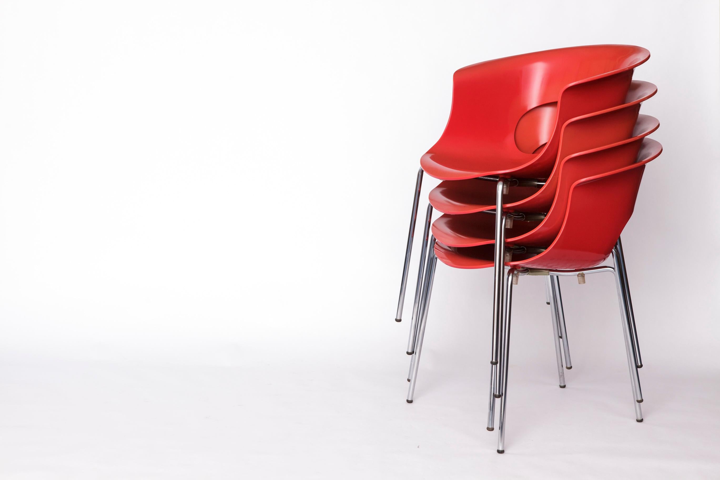Mid-Century Modern Set of 4 SCAB Design 