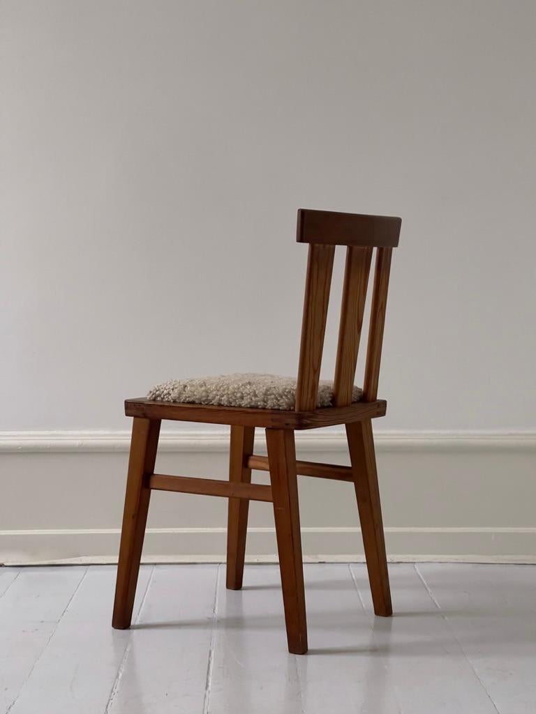 Set of 4 Scandinavian 1970's Pine Chairs in the Style Aksel Einar Hjorth 3