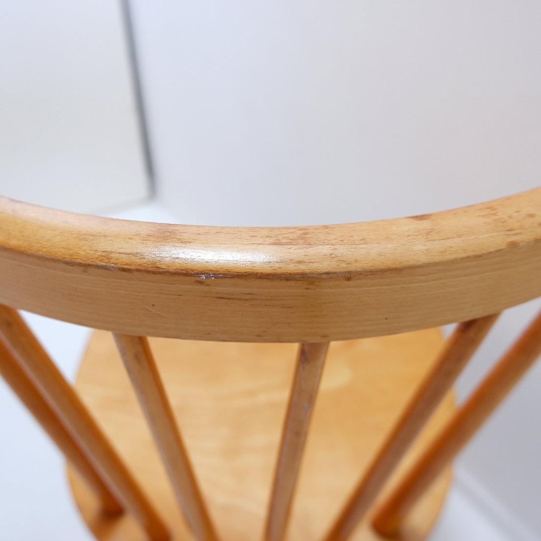 Set of 4 Scandinavian chairs from the 50s/60s For Sale 4