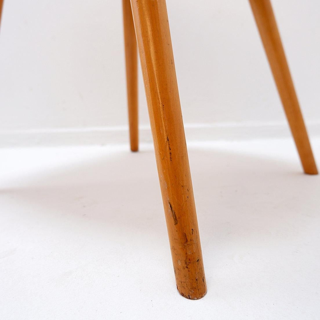 Set of 4 Scandinavian chairs from the 50s/60s For Sale 8