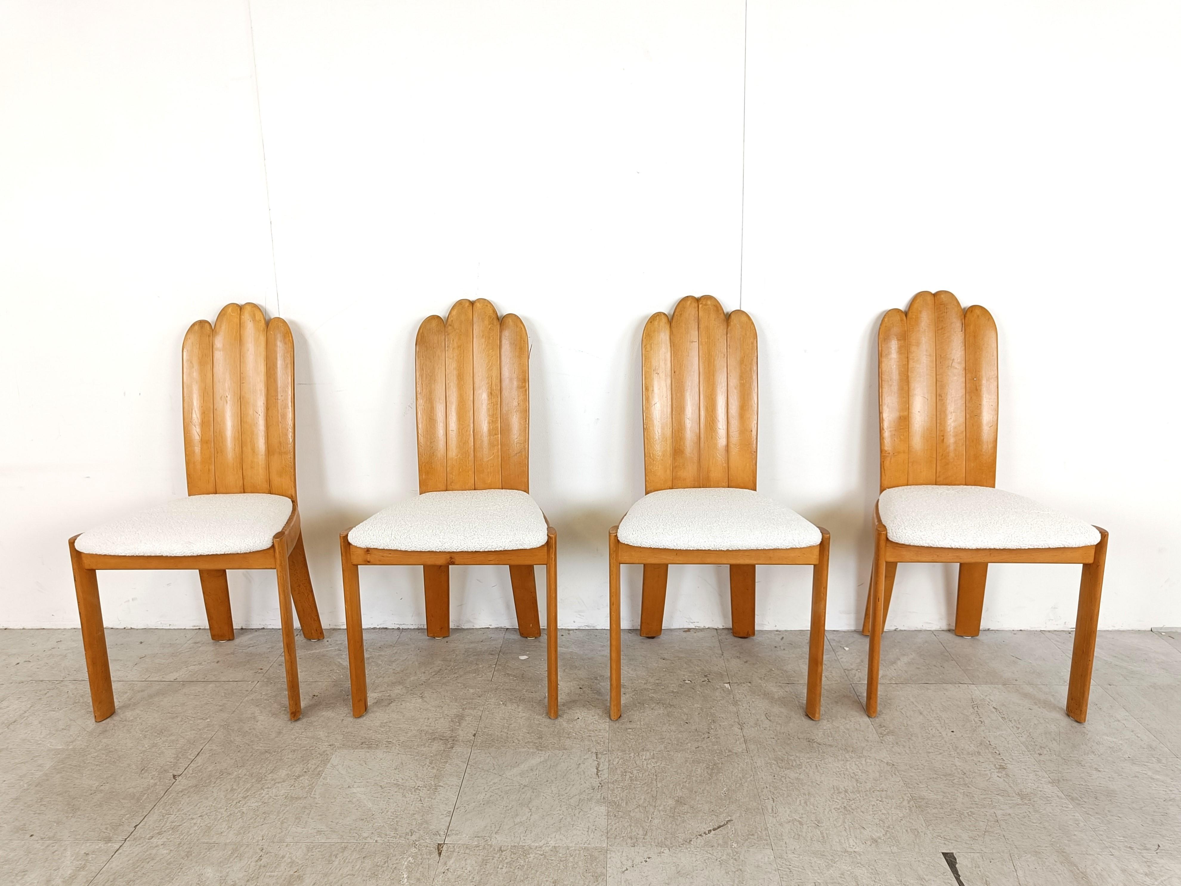 Set of 4 scandinavian dining chairs by Vamdrup Stolefabrik, 1960s In Excellent Condition For Sale In HEVERLEE, BE
