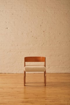 Juego de 4 sillas de comedor escultóricas attr. a Gerald Summers