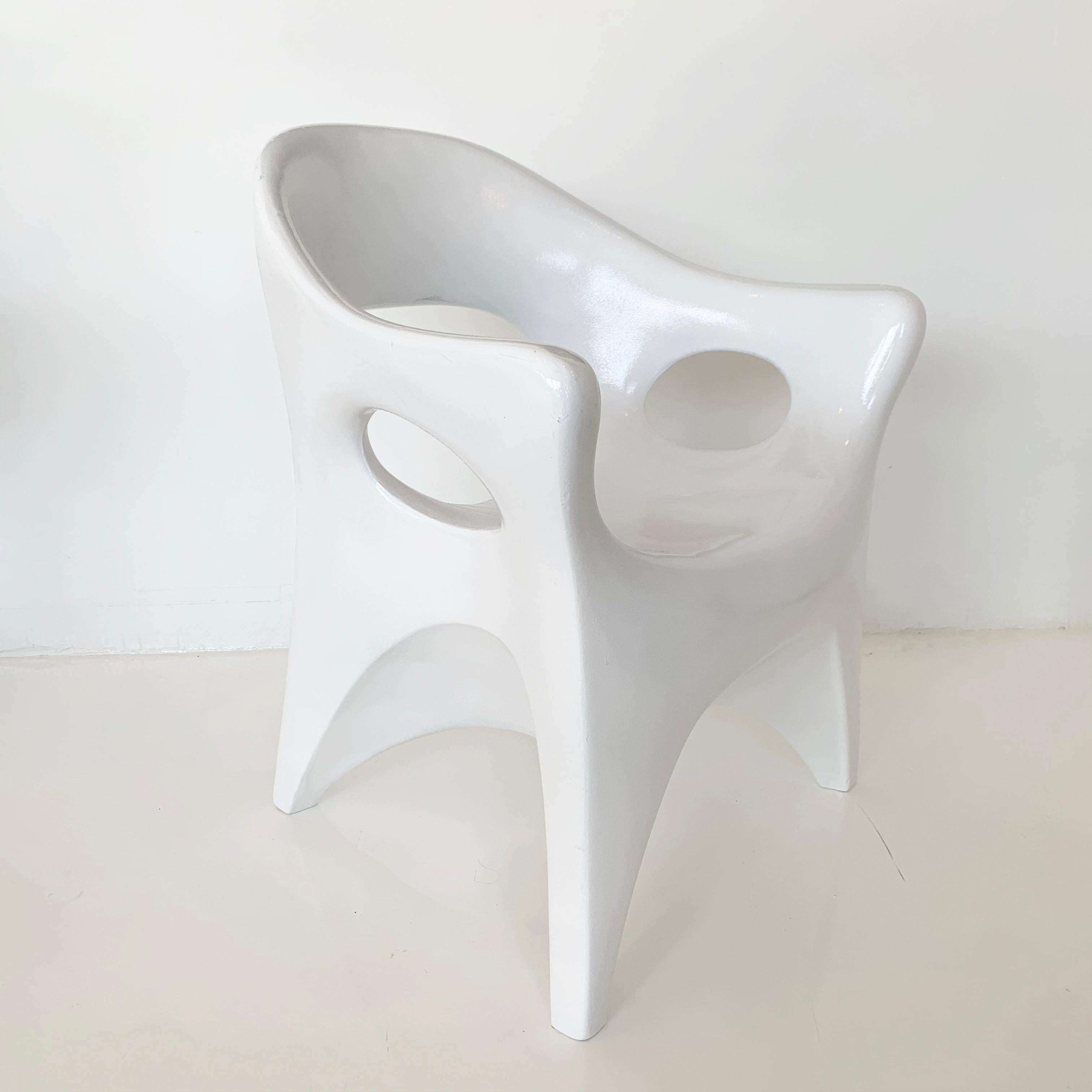Set of 4 Sculptural Plastic Chairs by John Gale, 1963 For Sale 5