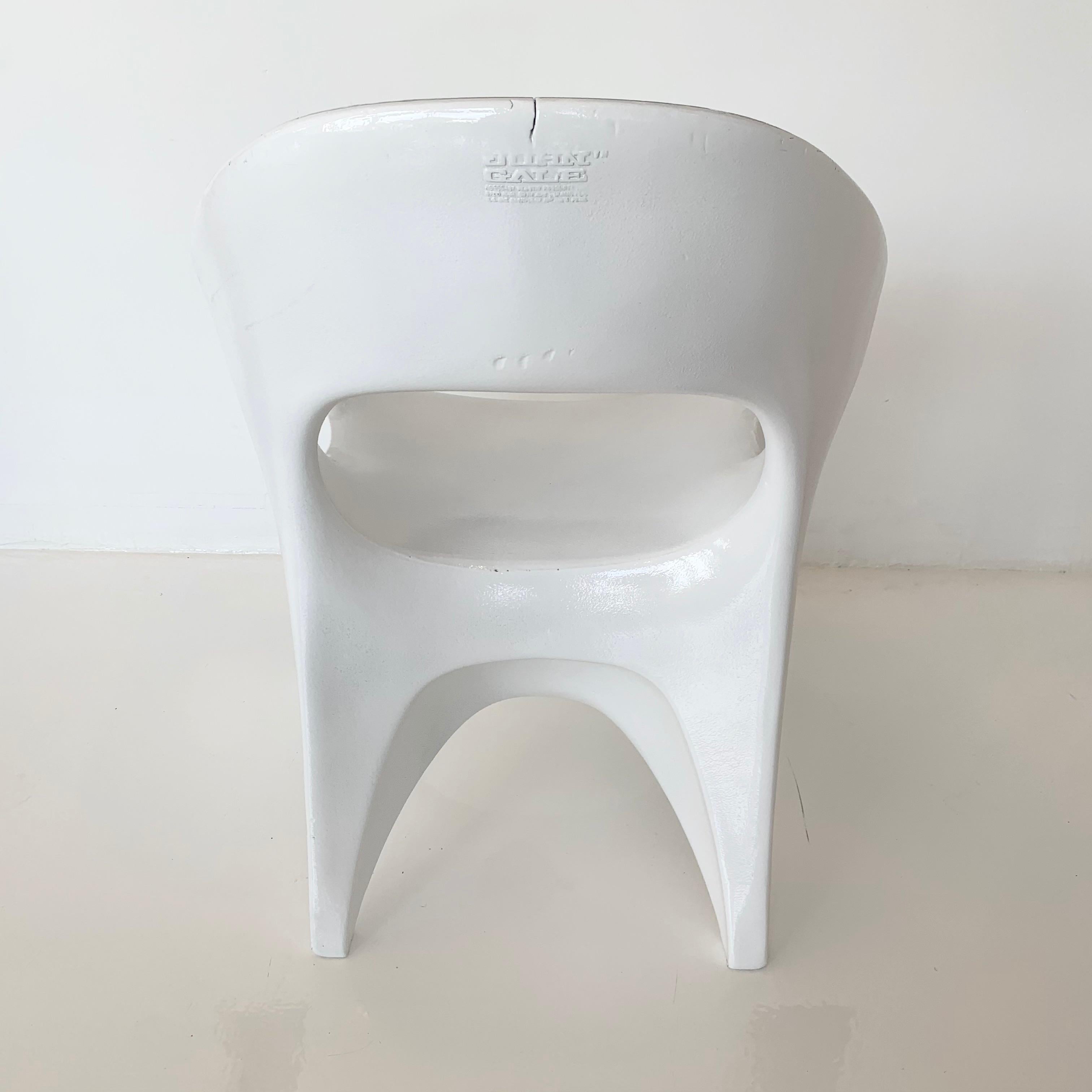 Set of 4 Sculptural Plastic Chairs by John Gale, 1963 For Sale 14