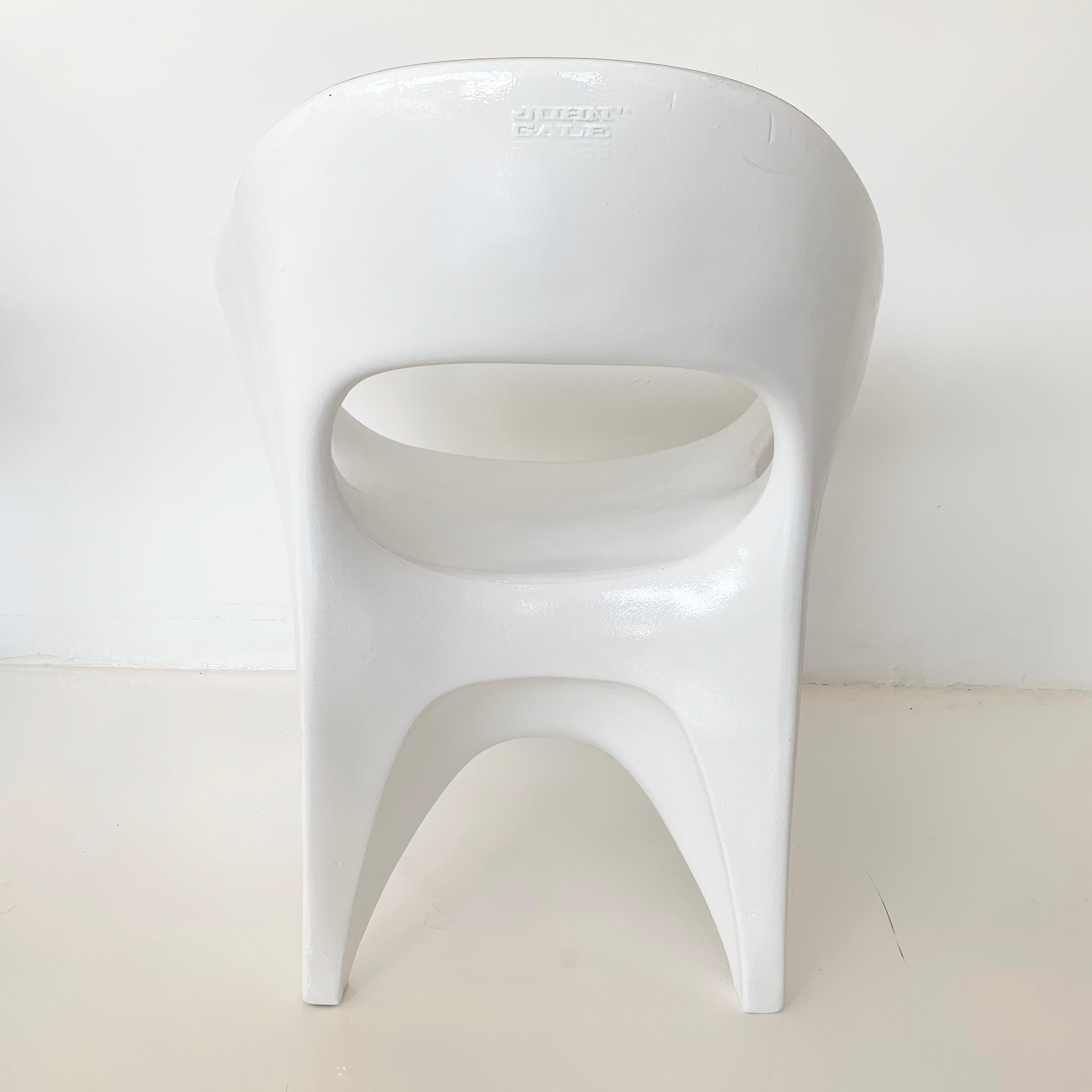 Set of 4 Sculptural Plastic Chairs by John Gale, 1963 For Sale 1