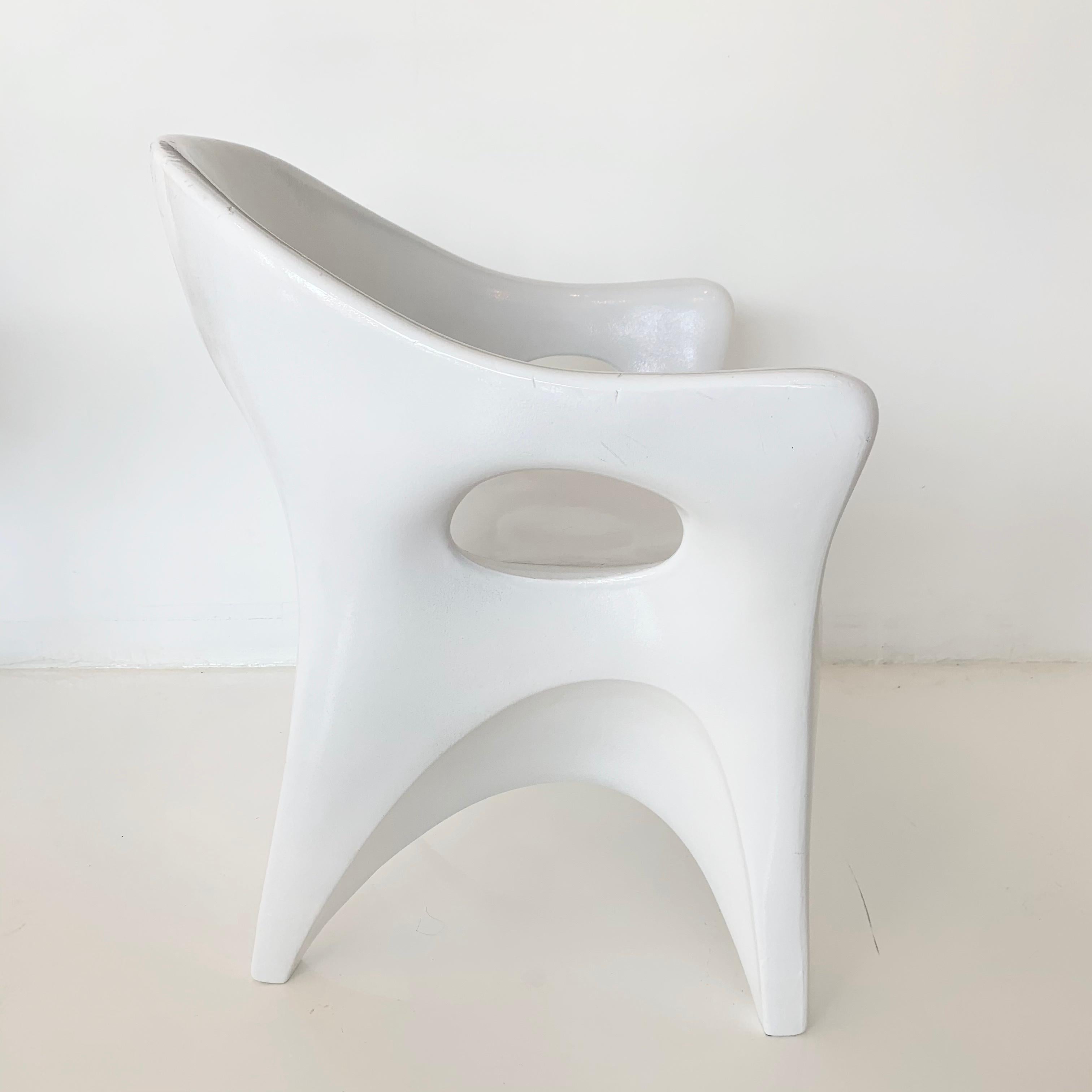 Set of 4 Sculptural Plastic Chairs by John Gale, 1963 For Sale 4