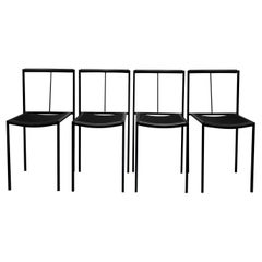 Set of 4 Sedia Chairs by Maurizio Peregalli for Zeus, Collection, 1984