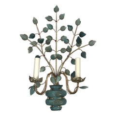 Set of 4 Semi Precious Stone Sconces, Sold per Pair