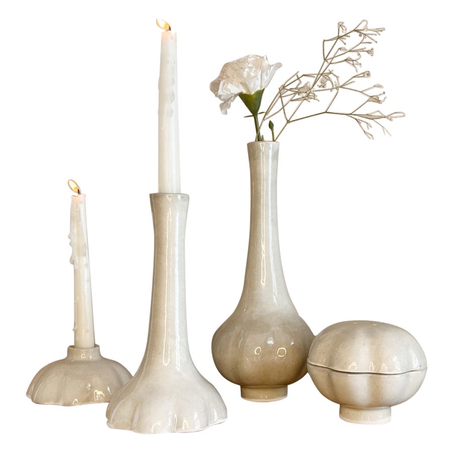 Set Of 4 Senses In Play Modular Candle & Incense Holder by Newblue