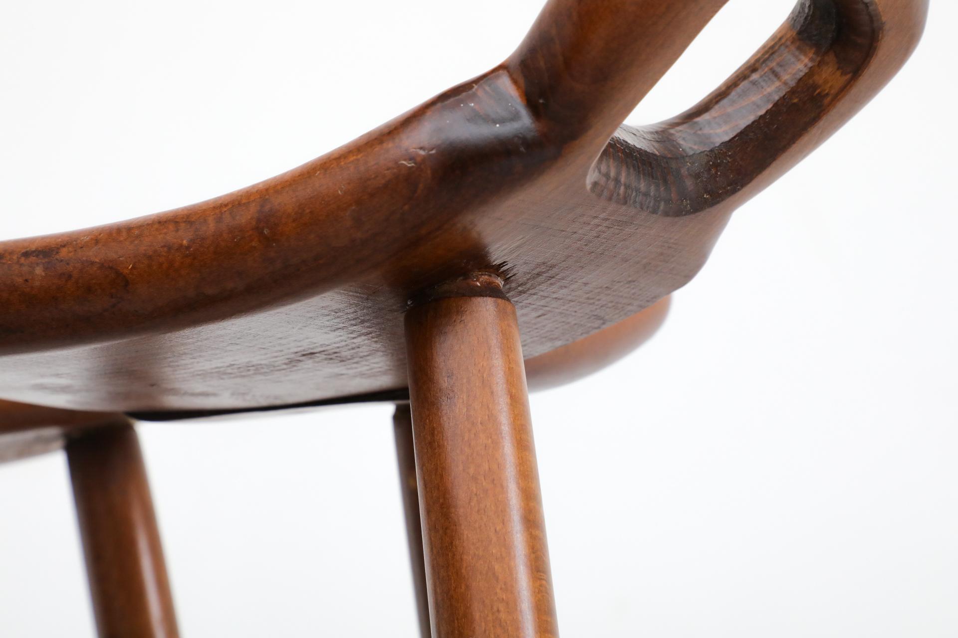 Ensemble de 4 tabourets de bar espagnols Marbella de style Sergio Rodrigues, par Confonorm en vente 5