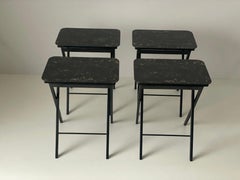Set of 4 Serving Tables by Artex-Green Corp, 1960s, USA