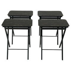 Set of 4 Serving Tables by Artex-Green Corp, 1960s, USA