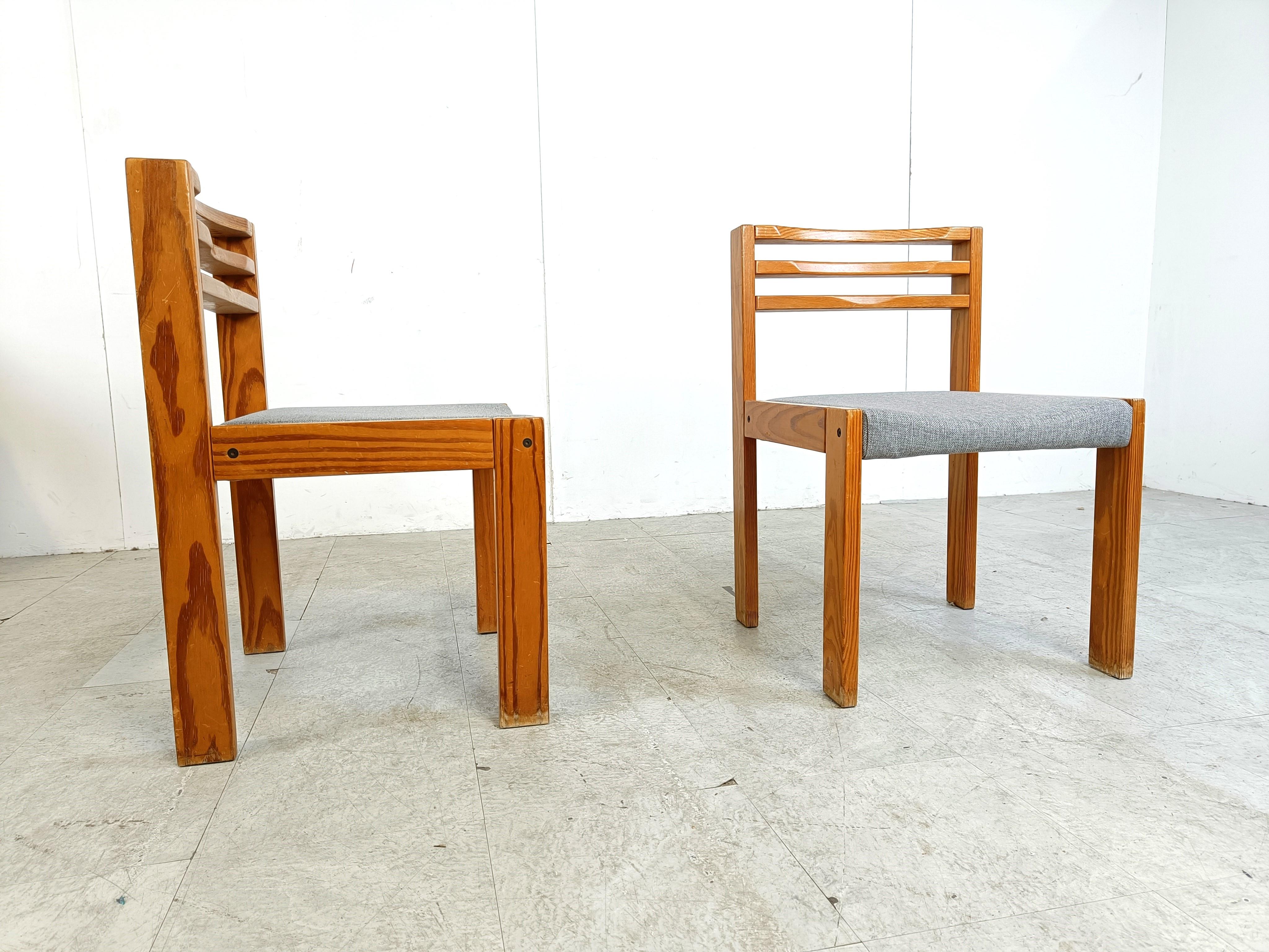 Set of 4 SG 1200 dining chairs by Cees Braakman for Pastoe, 1970s  For Sale 3