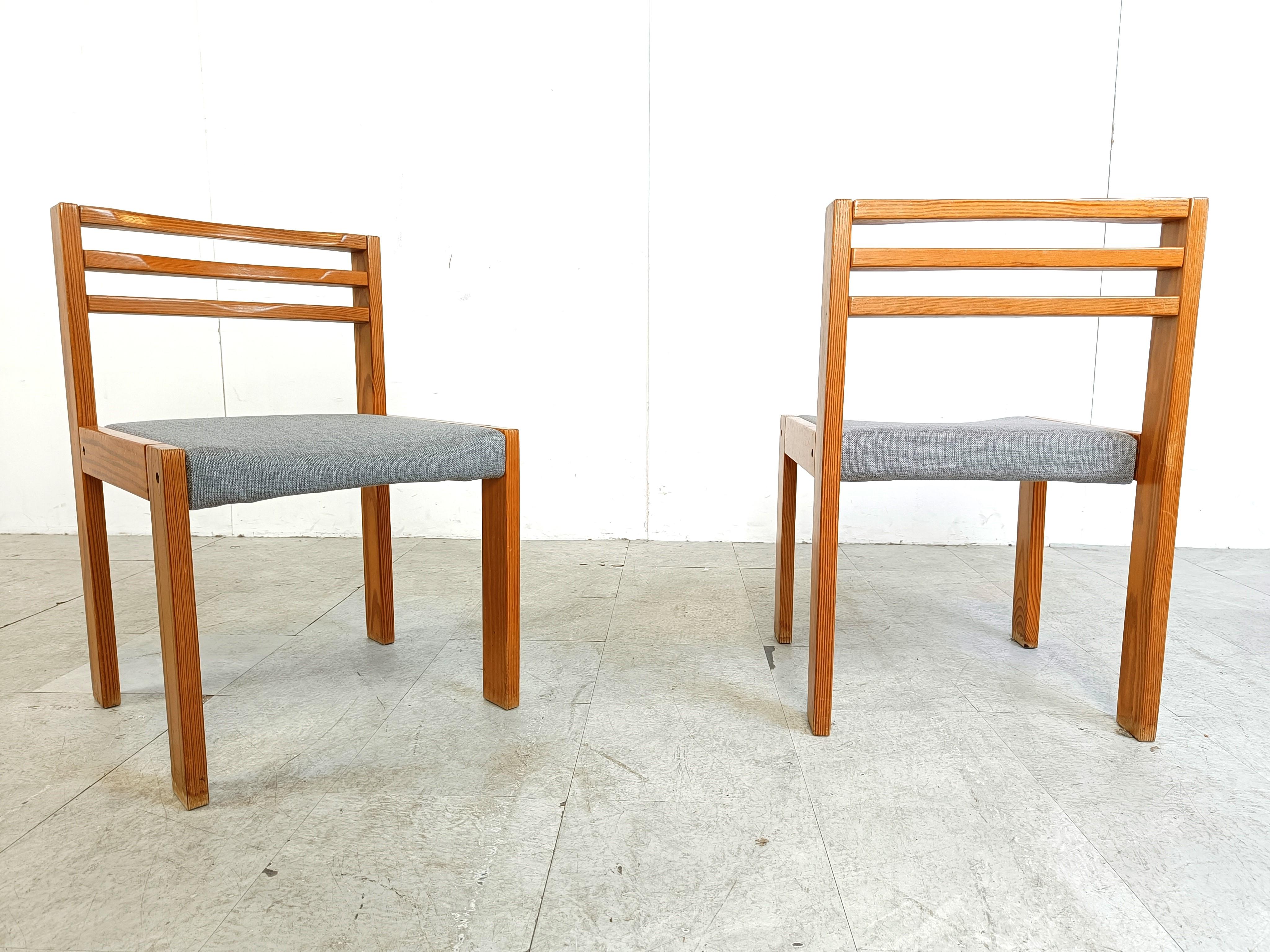 Set of 4 SG 1200 dining chairs by Cees Braakman for Pastoe, 1970s  For Sale 4