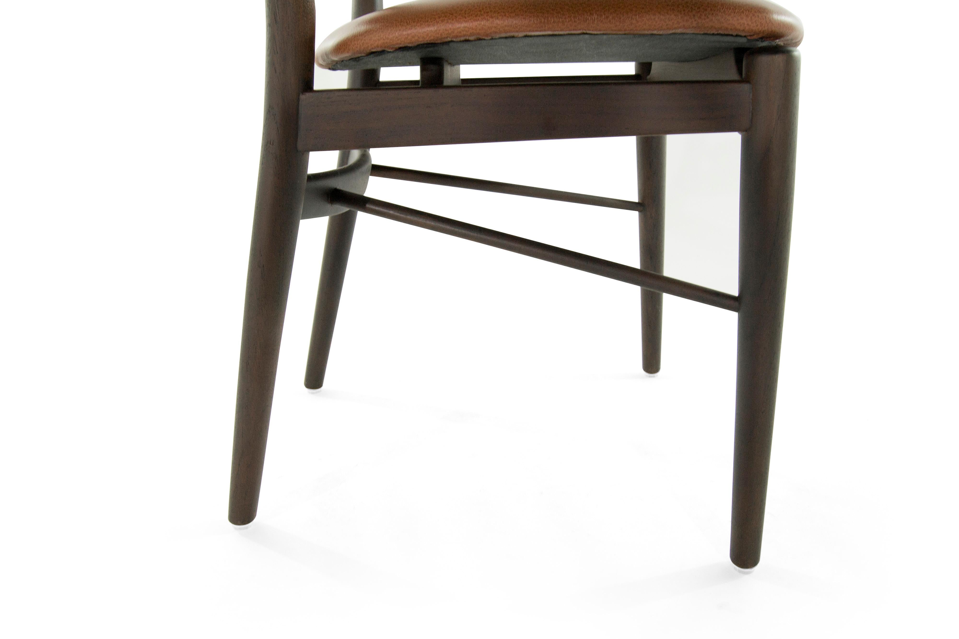 Set of 4 Side Chairs by Finn Juhl for Bovirke Model BO-63, 1952 5
