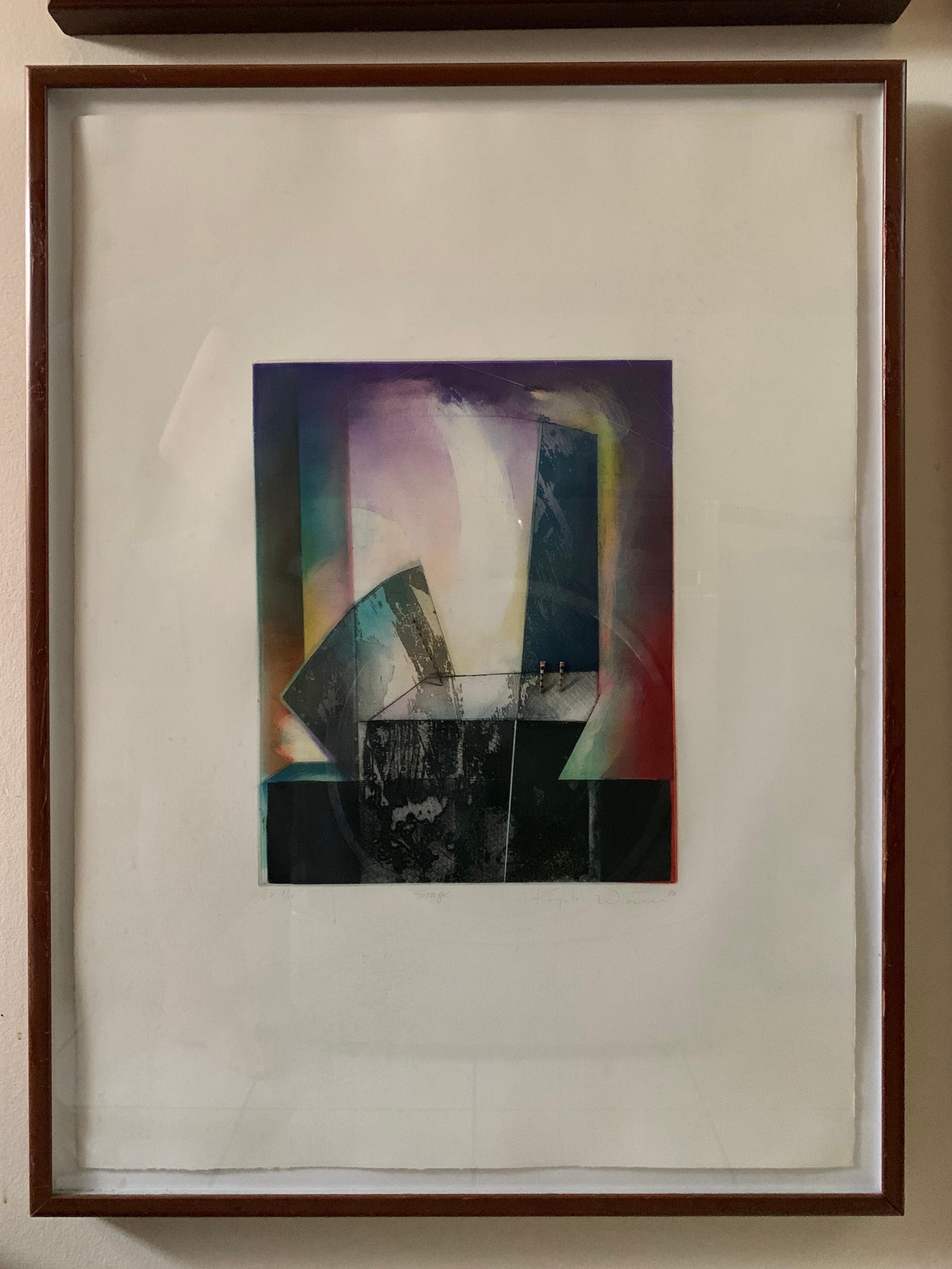 intaglio art framed