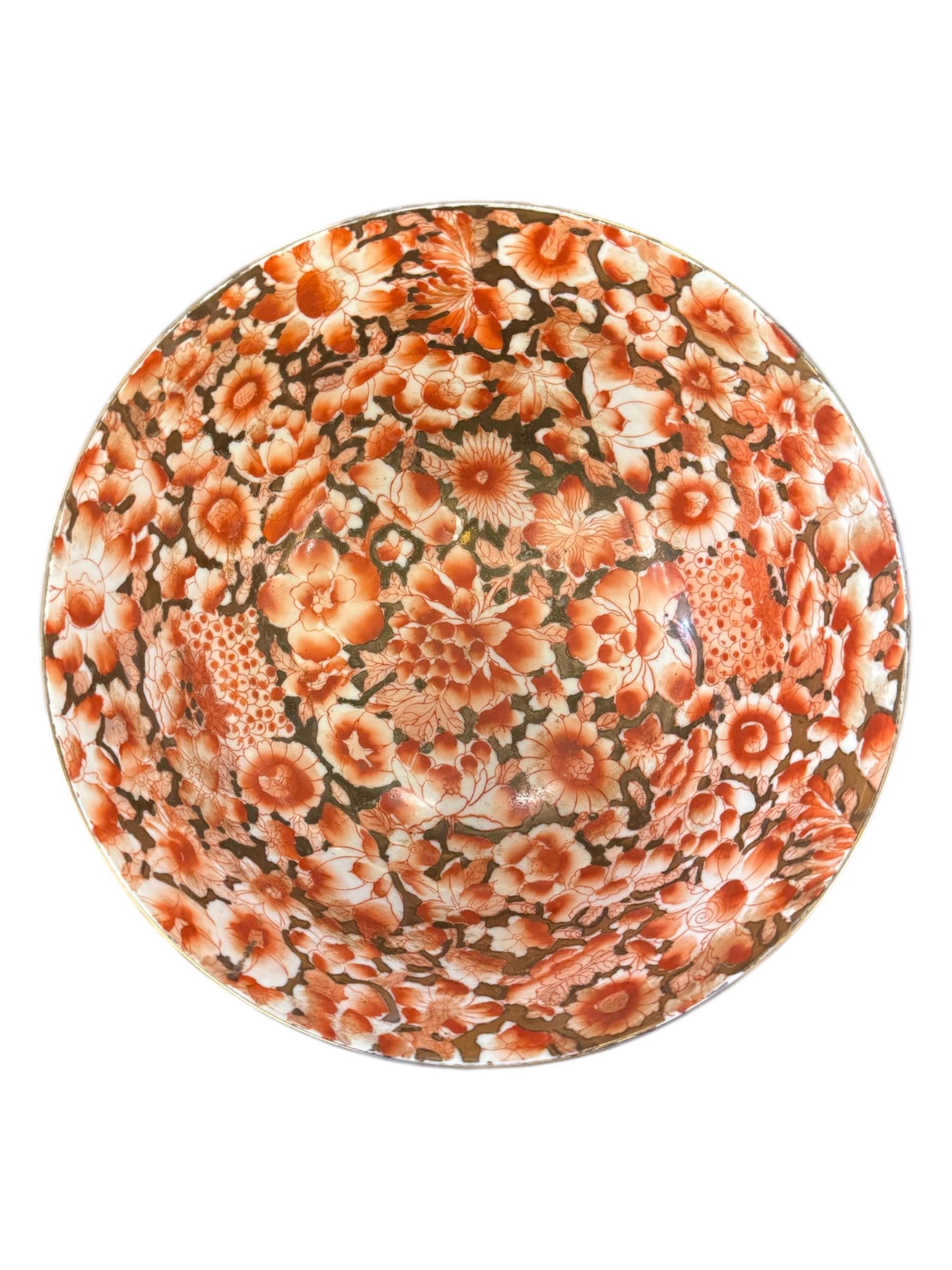 Elevate your tableware collection with this exquisite Set of 4 Chinese Hand-Painted Porcelain Bowls, a stunning showcase of traditional artistry and craftsmanship. Each bowl is meticulously adorned with intricate floral motifs in vibrant hues of