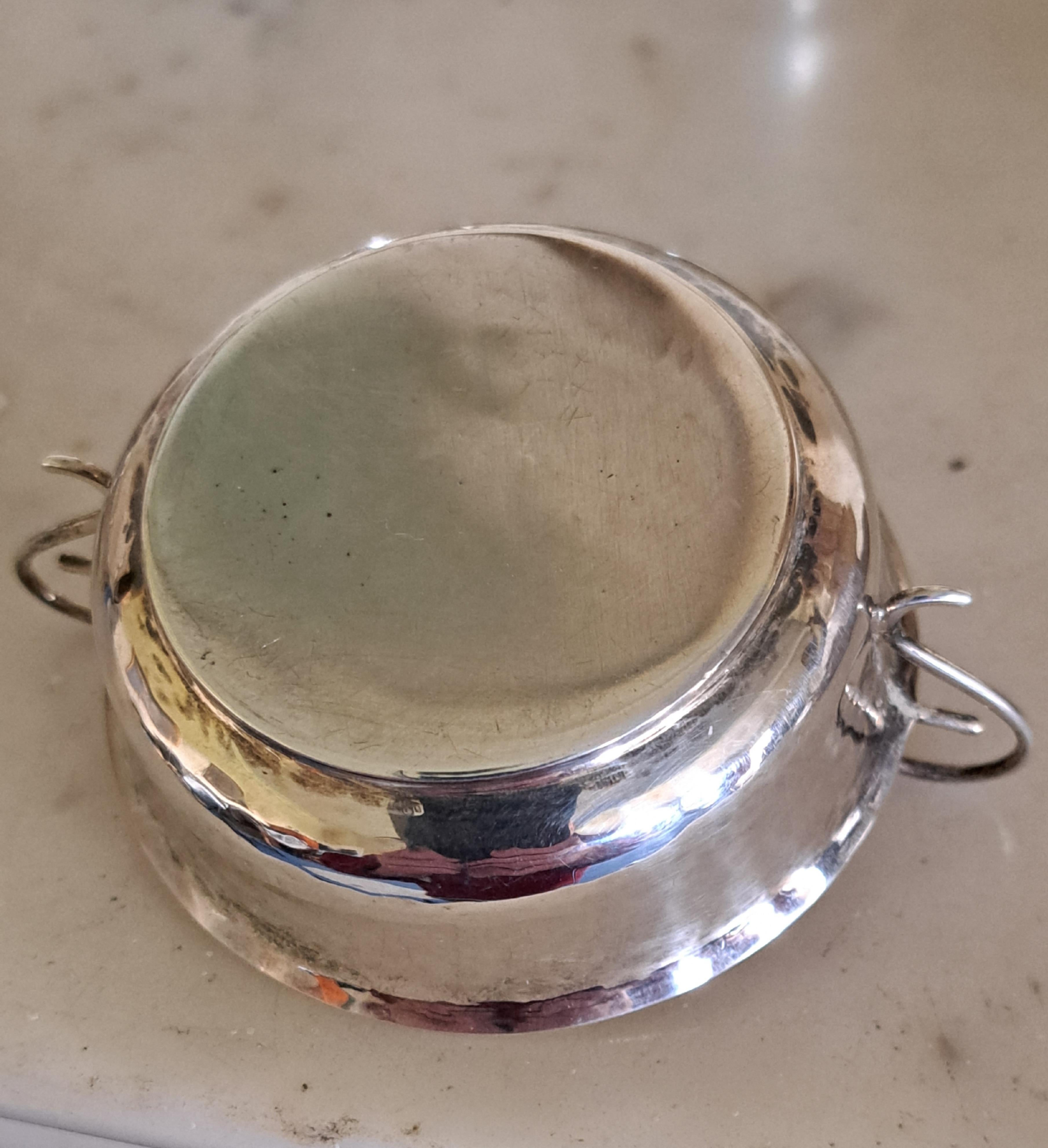 XX secolo set di 4 pezzi in argento  degustatori di vino George V.I.I. in vendita