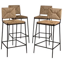 4er Set schlanker 'Campagne' Thekenhocker von Design Frères