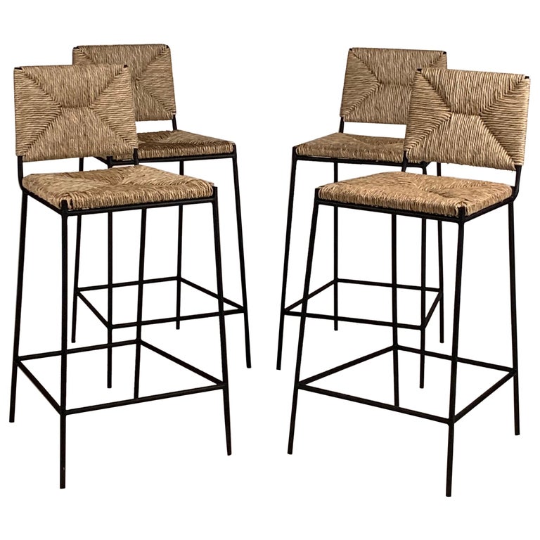 Design Frères Set of 4 Campagne Counter Stools, New, offered by BLEND INTERIORS