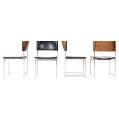 Conjunto de 4 sillas SM08 de Cees Braakman para Usm Pastoe 1960