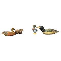 Set de 4 Figuras de Animales Pequeños - Estatuillas de Pato y Conejo - 2Y30