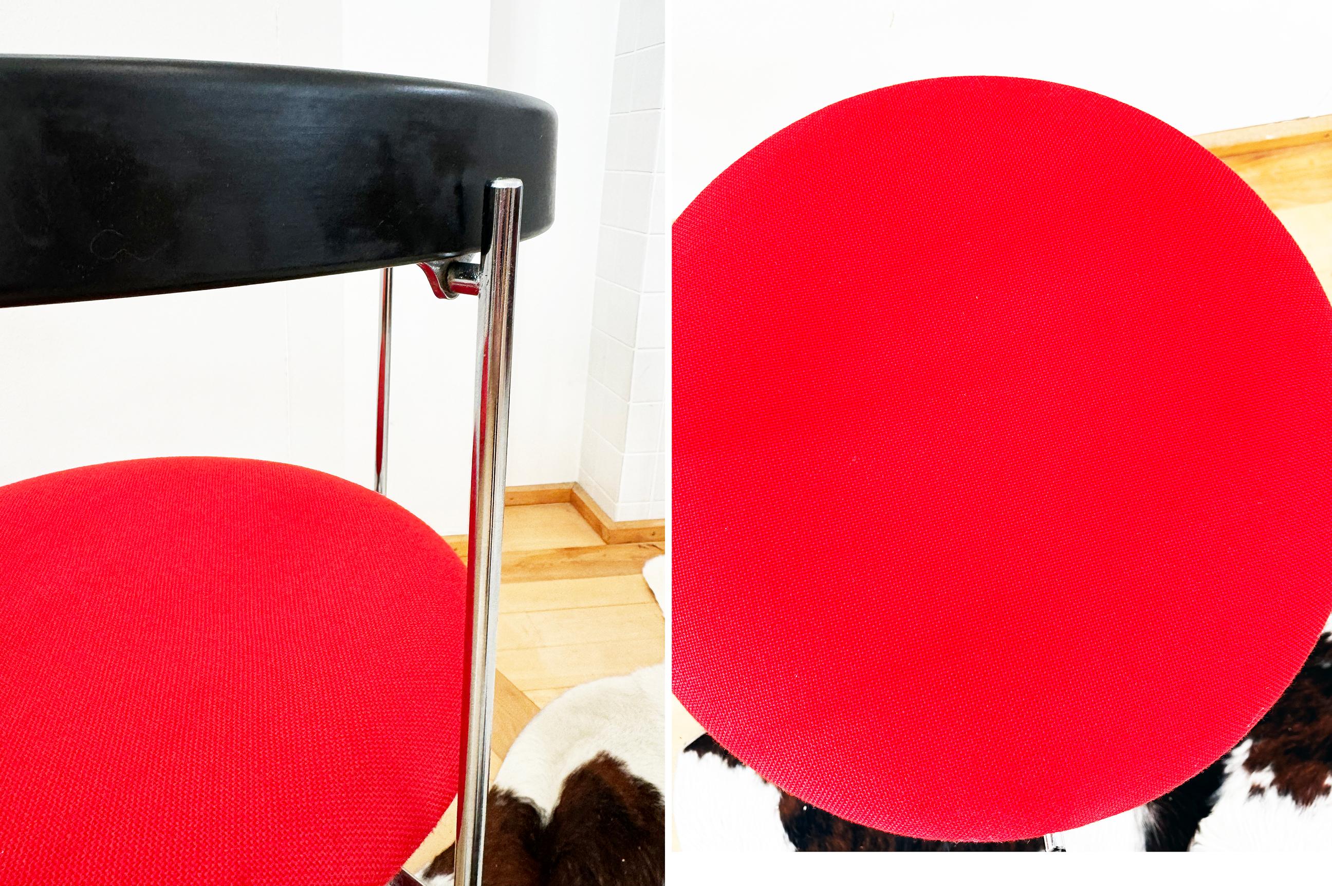 Set of 4 Sóley 2750 Folding Chairs by Valdimar Harðarson for Kusch & Co., 1980s For Sale 6