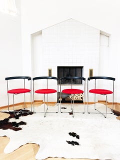 Juego de 4 sillas plegables Sóley 2750 de Valdimar Harðarson para Kusch & Co., años 80