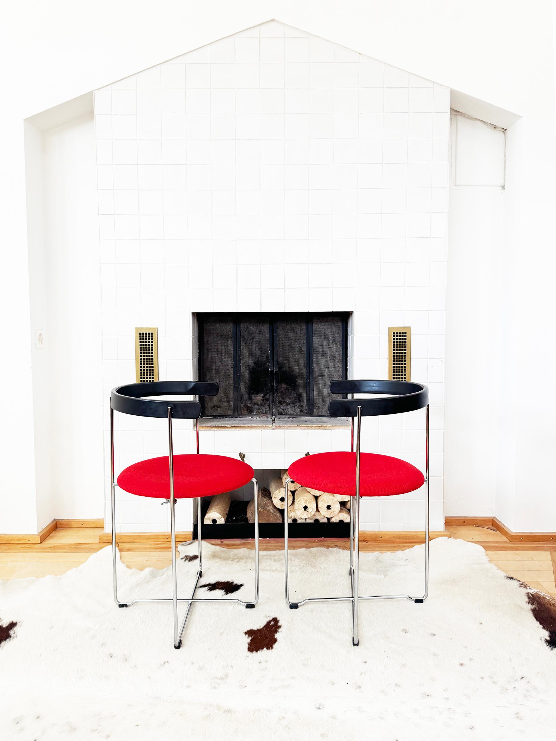 Metal Set of 4 Sóley 2750 Folding Chairs by Valdimar Harðarson for Kusch & Co., 1980s For Sale