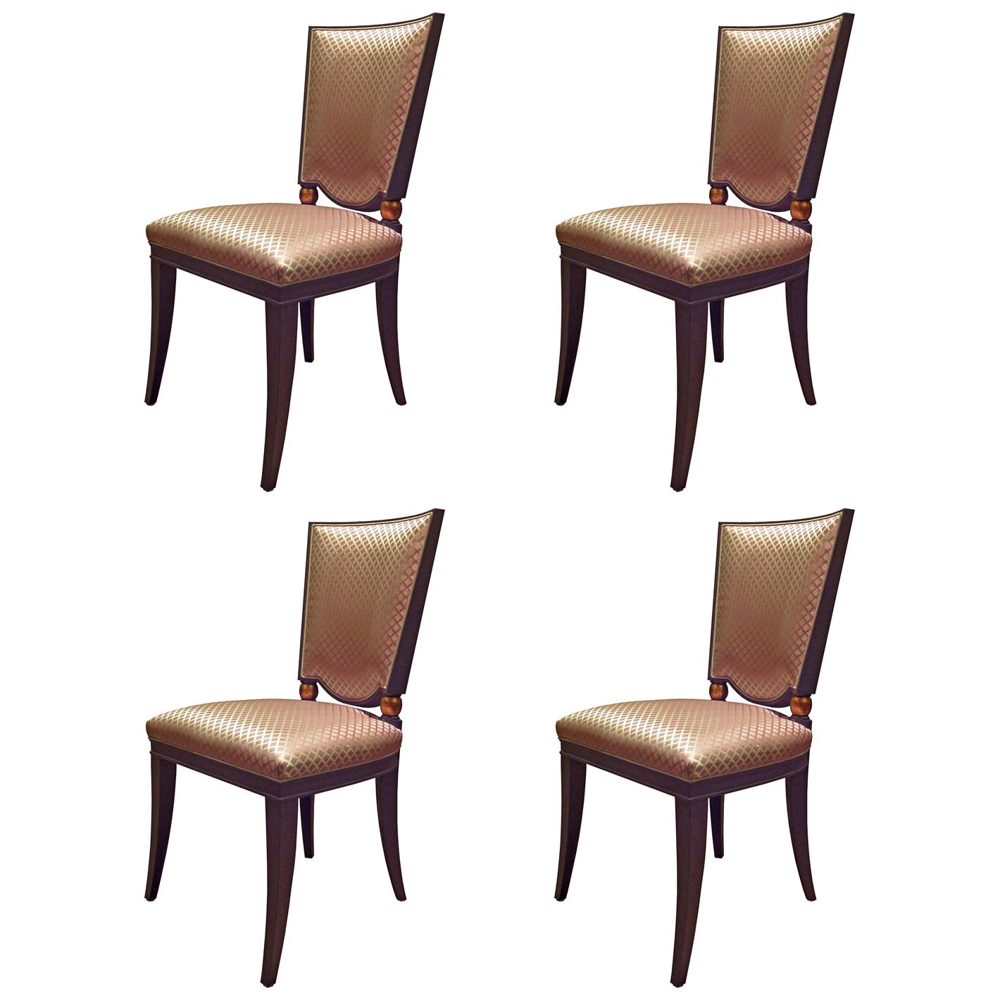 Set of 4 Solid Beech Chairs