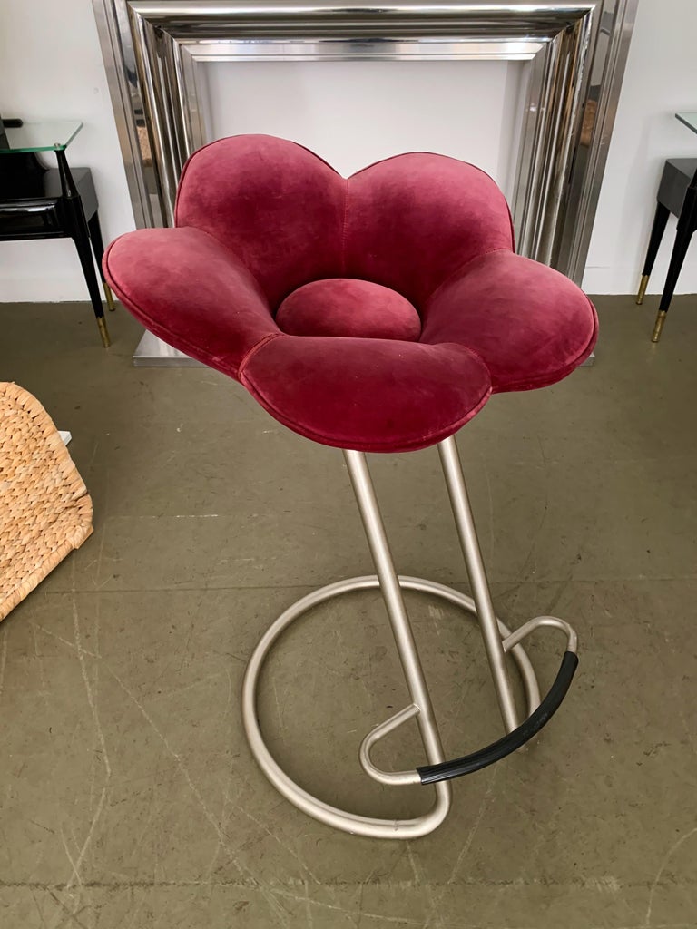 Pair of Soshun Flower Bar Stools by Masanori Umeda for Edra, Italy
