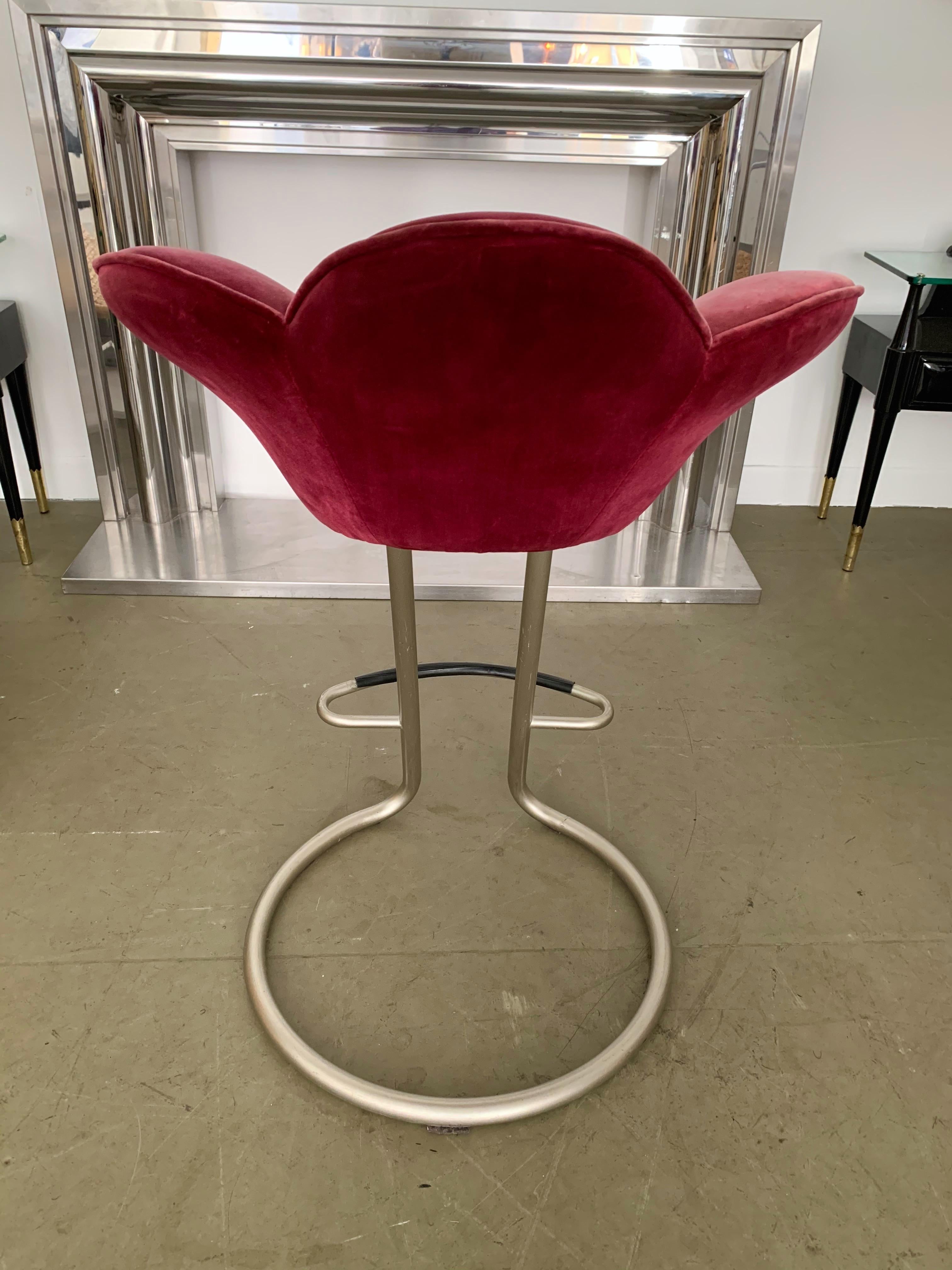 Pair of  Soshun Flower Bar Stools by Masanori Umeda for Edra, Italy, 1990s In Good Condition In SAINT-OUEN, FR