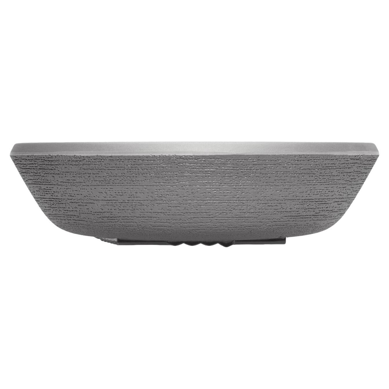 Ensemble de 4 assiettes à soupe anthracite de Patricia Urquiola