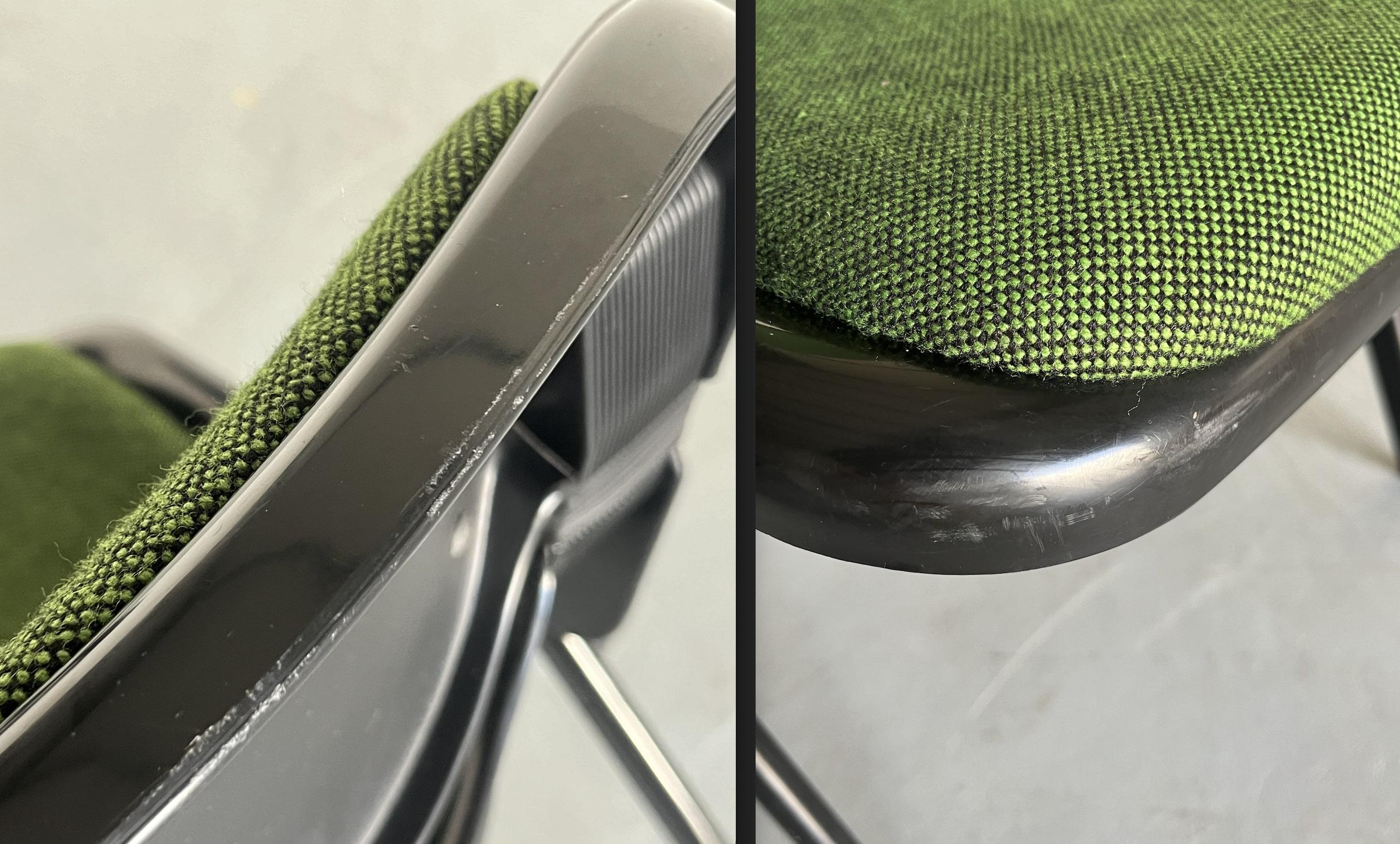 Conjunto de 4 sillas de escritorio Space Age de Giancarlo Piretti y Emilio Ambasz para Dorsal en venta 13