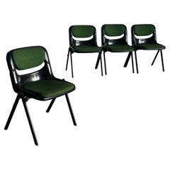 Ensemble de 4 chaises de bureau de Giancarlo Piretti et Emilio Ambasz pour Dorsal