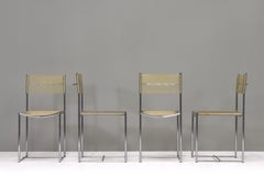 Ensemble de 4 chaises Spaghetti de G. Belotti pour Alias, Italie, 1979