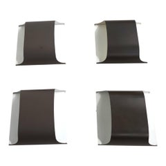 Juego de 4 apliques Staff de Dieter Witte y Rolf Krüger, 1970