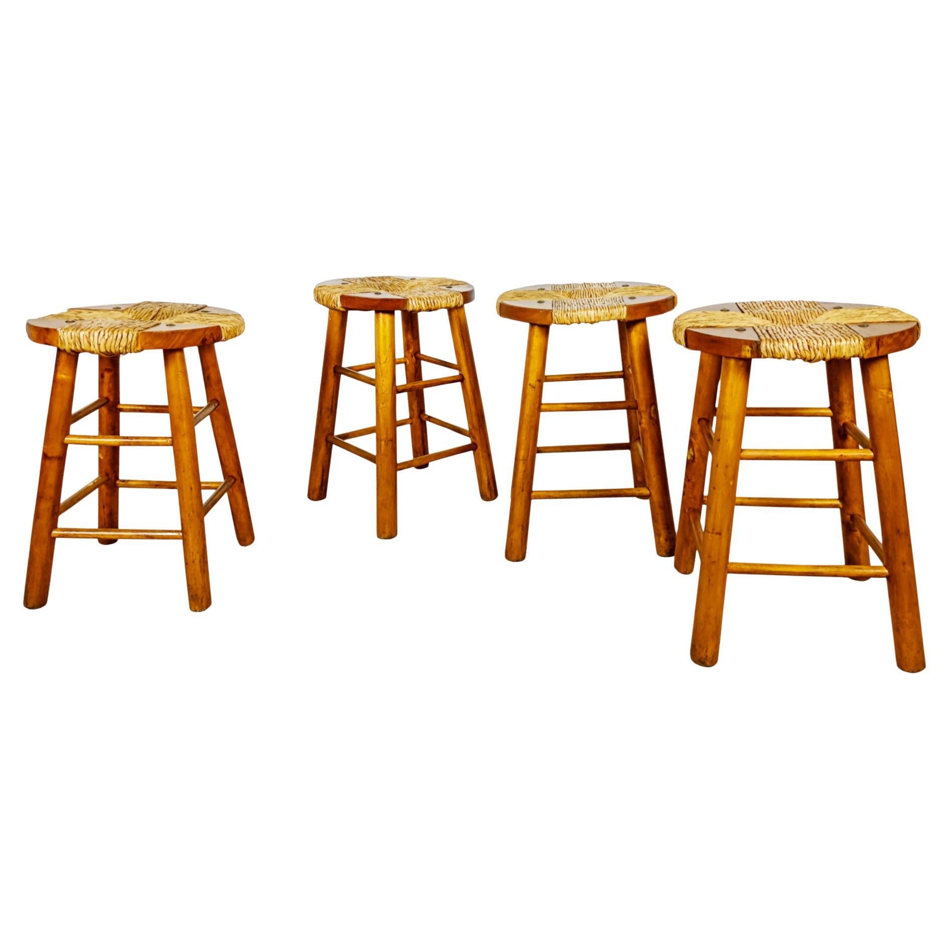 Set of 4 stools – Spain 1970
