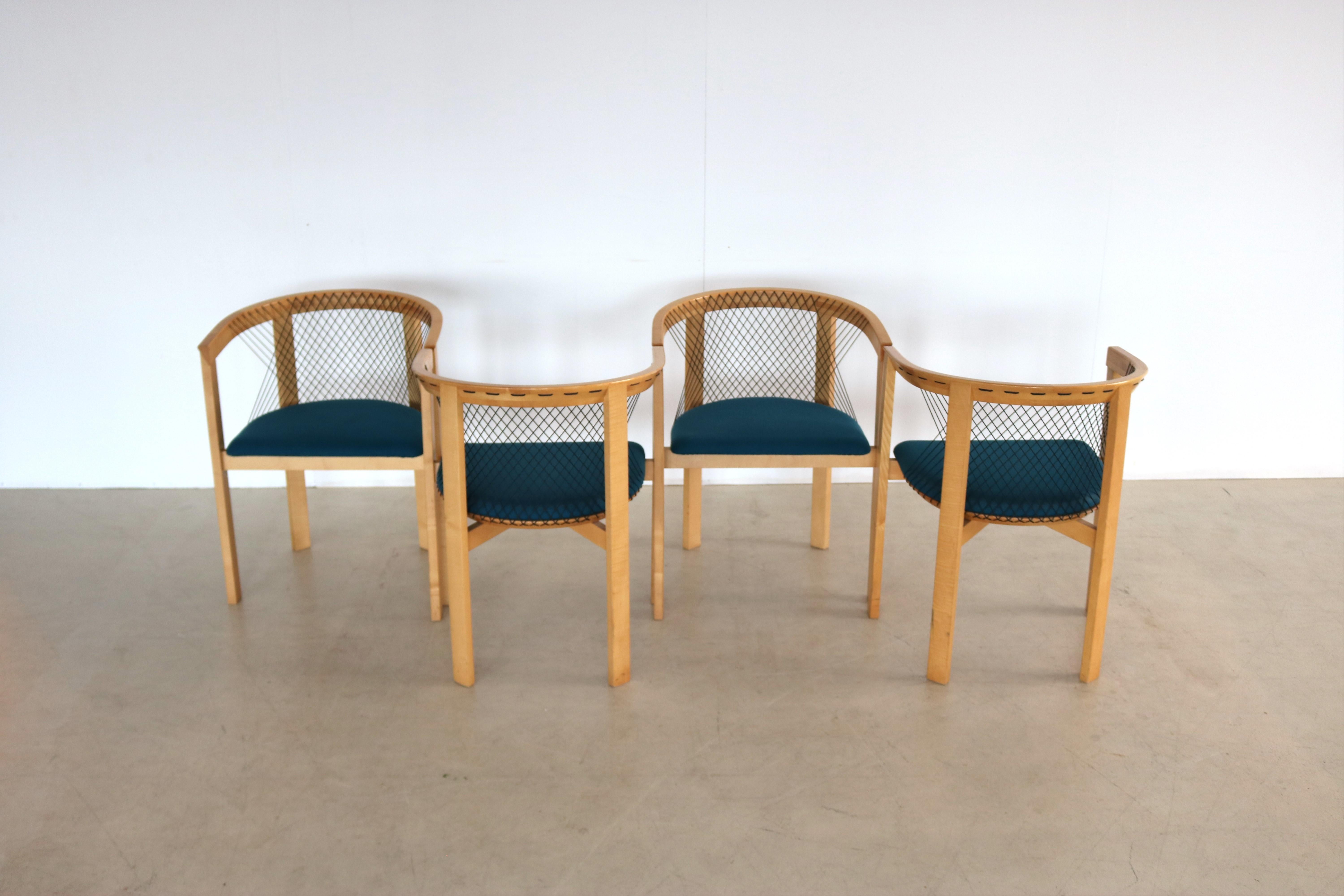 Ensemble de 4 chaises de salle à manger String de Tranekaer  en vente 3