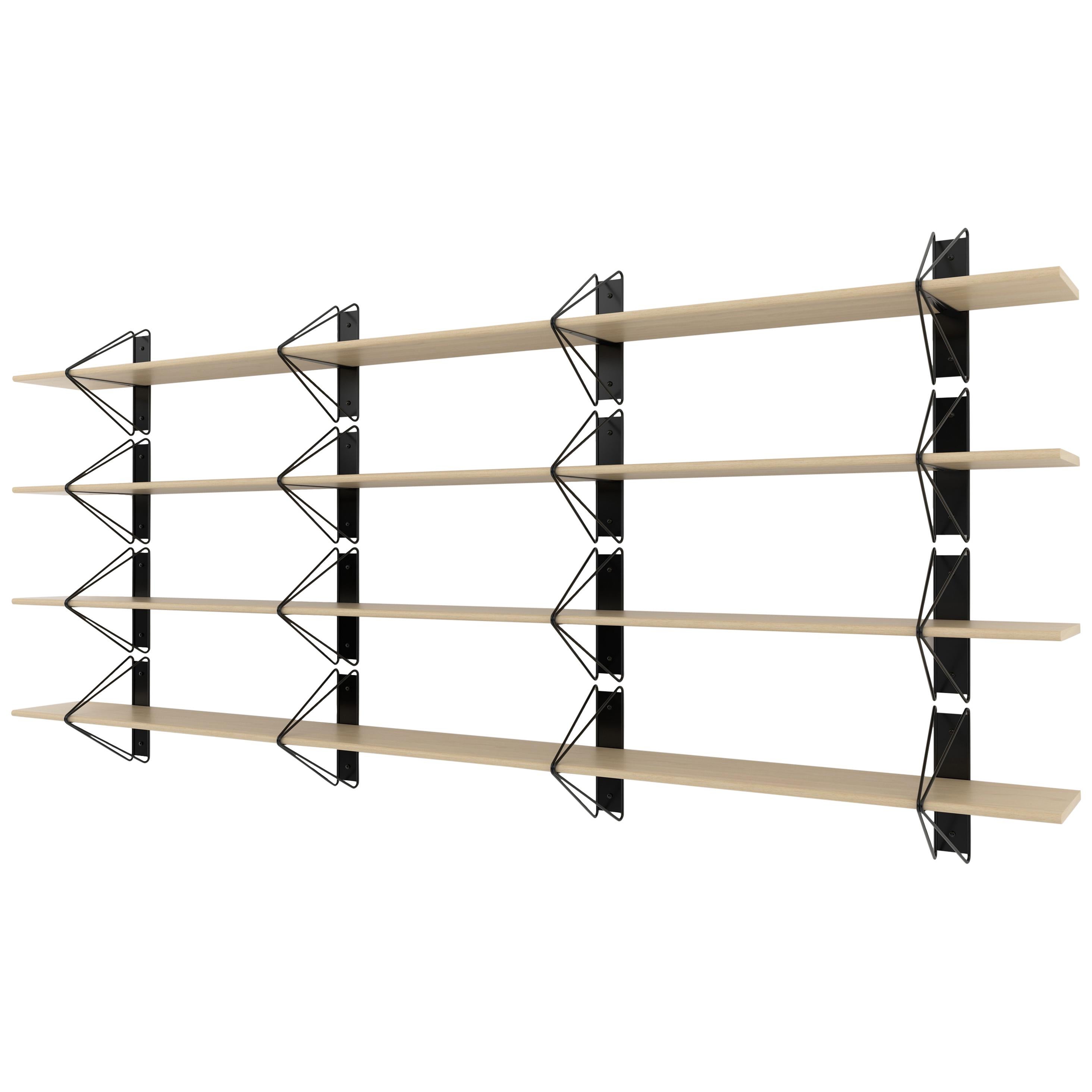 Set of 4 Strut Shelves from Souda, Maple, Extra Long, Made to Order For
