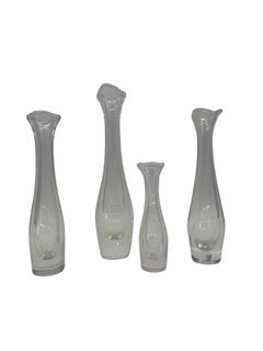 Set of 4 Sven Palmqvist for Orrefors Opalescent Mid Century Bud Vases