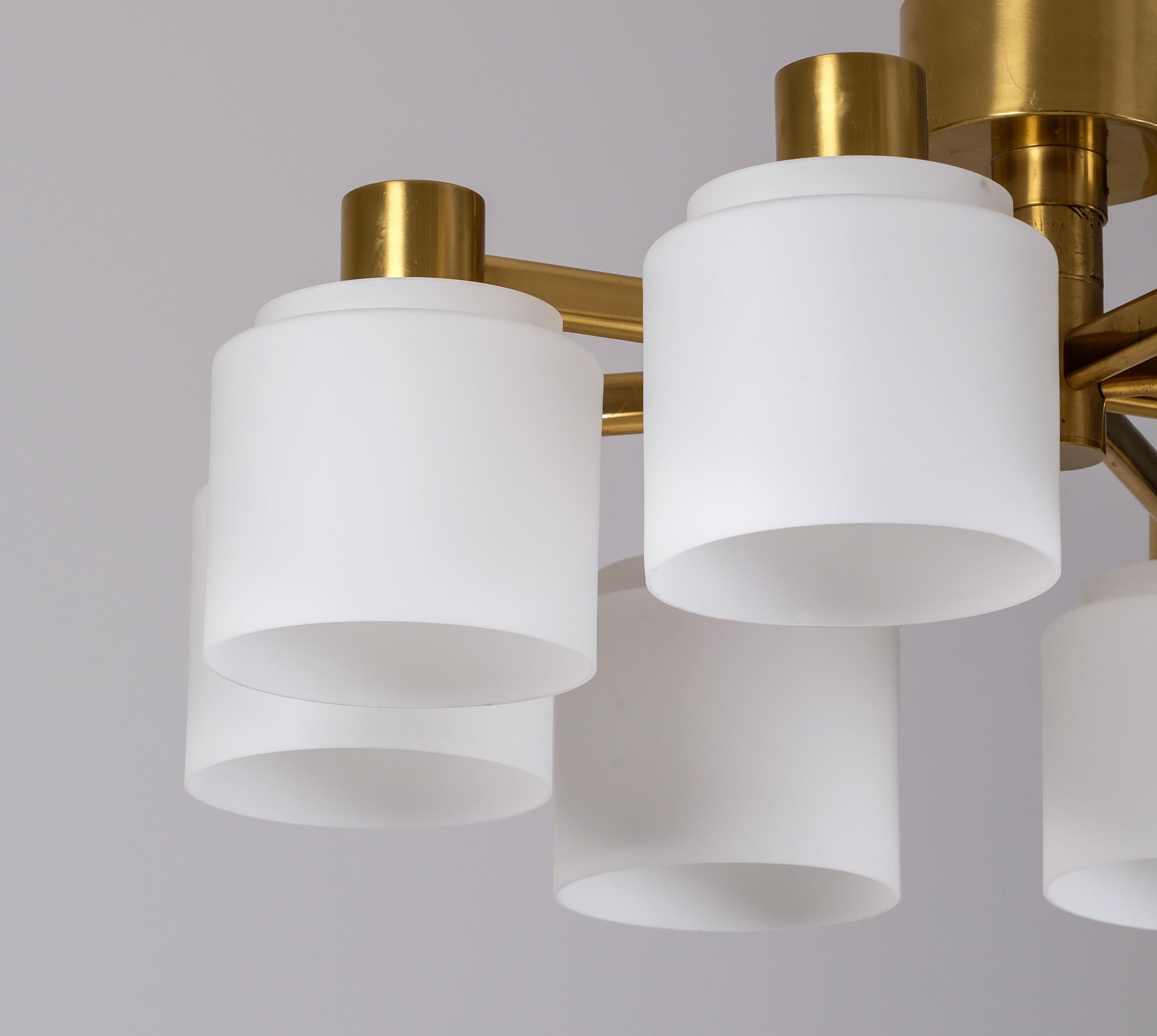 Mid-20th Century Set of 3 Swedish Ceiling Lights by Boréns, Sweden, 1960s For Sale