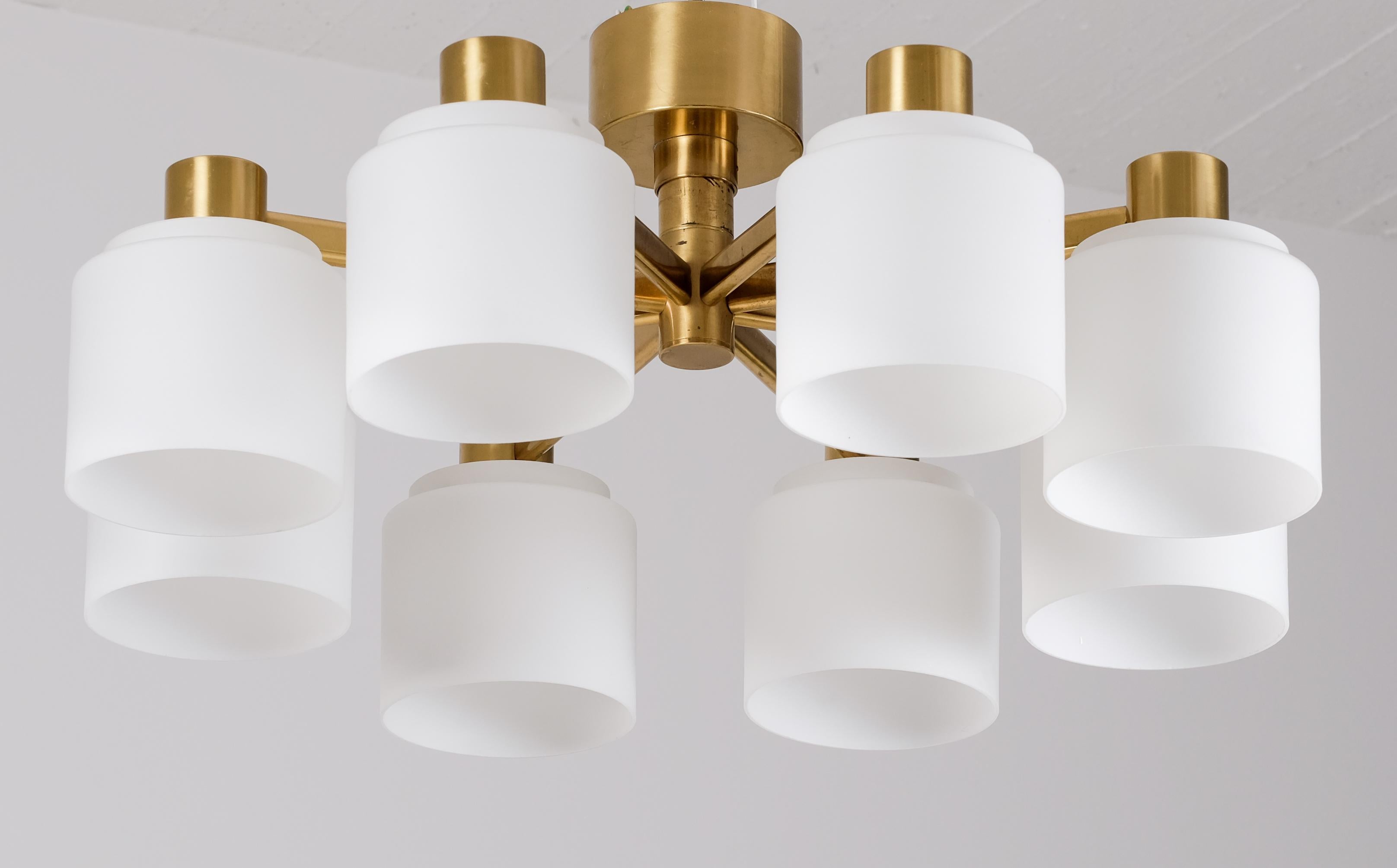 Set of 3 Swedish Ceiling Lights by Boréns, Sweden, 1960s For Sale 3